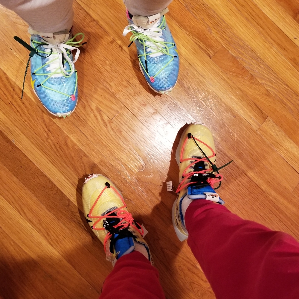 🌊NIKE/OFF-WHITE VAPOR STREET SNEAKERS - Picture 1 of 8